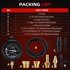 Fuel Pump And Vacuum Tester Gauge Kit For Automotive Engine Carburetor Diagno   