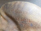 Vintage Wilson Hand Formed Pocket Baseball Glove  writing On Glove 