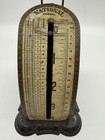 Antique National Postal Scale Black Metal 1896 Pelouze Elmira  Ny Post Office