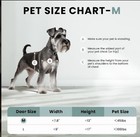 Dog Door 3 Flap  Plastic Dog Door For Wall  Medium Doggy Door  Dogie Door