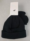 Nike Kids 2-piece Beanie Hat Mittens Set Black Size 2-4t Nwt 7a2961-023 Toddler