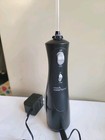 Waterpik Portable Cordless Pearl Water Flosser With Charge-black Wf13 Pre-owned 