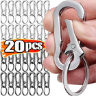 1 20pcs Strong Carabiner Buckle Clip Small Aluminum Key Chain Spring Hook   Ring