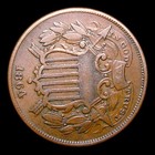 1864 Small Motto Two Cent Piece 2cp ---- Nice Rare Coin ----  768z
