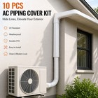 For Mini Split central Air Conditioner Decorative Pvc 3  W Line Set Cover Kit