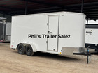 Continental Cargo New 7x16 V-nose Deluxe Enclosed Cargo Trailer Cargo   Enclosed