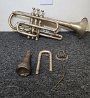 Vintage C 1910 Usa Cornet - Grand Rapids Band Instrument Co 