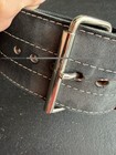 Used Black Inzer Forever Buckle Belt 10mm Single Prong Size M 33-35 