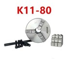 K11-80 High-precision 3 Jaw Self-centering Chucks Mechanical Lathe Mini Lathe