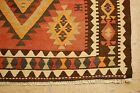 C1920s Antique Very Fine Woven Rare Size Caucasian Kilim Flat Woven Rug 3 9x14 5