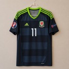 Wales Away Football Shirt Jersey Adidas 2016 2017 Size M Gareth Bale