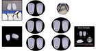 5 Pairs Push In Eyeglass Nose Pads sunglass Replacement Nose Pieces Soft Sili   
