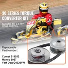 30 Series Go Kart Torque Converter 5 8    3 4  Driven Clutch 725 Rubber Belt