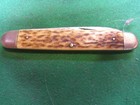 Hardly Used Vtg Hoffritz Ny Germany 2 Blade Stag Pocket Knife Senator Equal End
