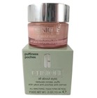 Clinique All About Eyes Reduces Circles  Puffs 0 5oz 15ml Eye Cream New