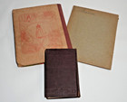 Lot Of 3 Antique Books- Burton   s Business Arithmetic - Jolly Friends- Abc - Worn