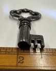              Antique Skeleton Key Hollow Barrel Authentic Vintage Key Steel