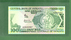 World Banknotes Vanuatu 100 Vatu 1982 P-1a Unc Aa846887