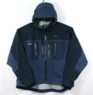Simms Gore-tex Xcr Pro Fishing Tactical Jacket Guide Navy Hood Men s 2xl