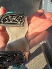 Vintage Navajo Sterling Watch Cuff Bracelet 114g Turquoise Coral 1940   s Men   s 6   
