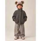 Acara Boutique Charcoal Ribbed Zip Cardigan     Kids 2-3y To 12y     Nwt
