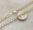 10  Mariner Anchor Chain Ankle Bracelet Anklet Lobster Lock Real 10k Yellow Gold