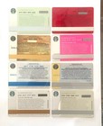 2004-2017 Starbucks Collectible Cards  Set Of 8  Mint  Worldwide Shipping 