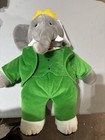 Vtg King Babar And Princess Celeste Plush 1988 Gund