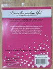 Pink   Main Leaves Embossing Folder  pmt050 New