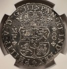 1737 Mo Mexico  8 Reales   Ngc Unc Details  pillar Dollar   Rooswijk Shipwreck 