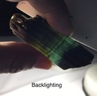 46 Grams Multi Colour Dark Elbaite Tourmaline From Kunar Valley Afghanistan