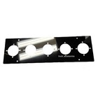 Peterbilt 379 386 587 Sleeper  5  Light Holes Watermelon Bracket Only -   each 