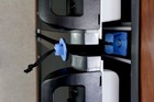 Camco 44105 Rv Adjustable Fridge Door Block Blue Magnetic