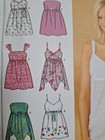 Top Cami Tank Tube Strapless Shirt 6-14 Simplicity 4127 Sewing Pattern Summer Uc