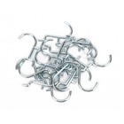 20 Pack 1  Jumbo  j  Metal Peg Garage Hanger Hooks 1 8 To 1 4 Inch Pegboard Us