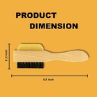 Suede Shoe Cleaner Brush-yellow Rubber With Soft Bristle Brush For Clean nubuck