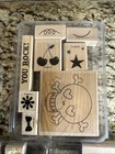 Lot Of 5 Stampin Up  Rubber Stamps Mixed