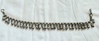 Vintage Metal Belly Dancer Bell Anklet Silver-tone Tribal Jewelry