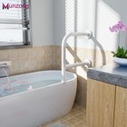 Munzong Bathtub Safety Bars  Grab Bars For Bathtubs And Showers  White Anti Slip