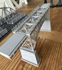 Ho Scale Arch Truss Bridge 13 Inches With Support Piers    unassembled Kit   