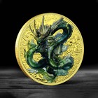 Chinese Mythical Dragon Challenge Coin Feng Shui Four Symbols Collectible Medal