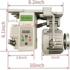 Servo Motor For Industrial Sewing Machine Ac110v Power 3 4hp  550w   Brushles   