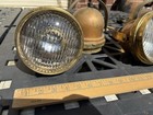 Lot Of 5 Brass   Copper Pendant Lights Headlights Style Antique