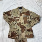 Vtg 90s Us Army Desert Storm Chocolate Chip Combat Coat   Pant Set Med Regular