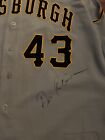2004 Pirates Don Robinson Game Used Worn Autographed Road Jersey Size 54