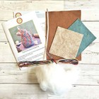 Folk Hedgehog From Felt Craft Kit Mkfhd1f