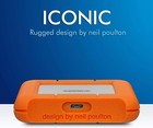 Lacie Rugged 5tb External Usb-c Usb 3 2 Gen 1 Portable Hard Drive Orange silver