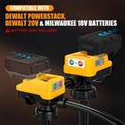 4 5 Gpm Cordless Fuel Transfer Pump With 51   Pvc Hose  Compatible With Dewalt 2