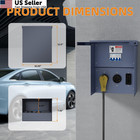 Temporary Power Outlet Panel Weatherproof  Thicker Prewired Rv 20  30  50 Amp 
