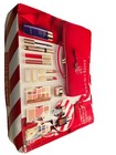 Est  e Lauder Holiday Makeup Set 12 Full Size Items With Travel Case Red New